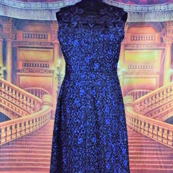 T. Tahari Women's Embroidered Midi Dress - Picture 7 of 9